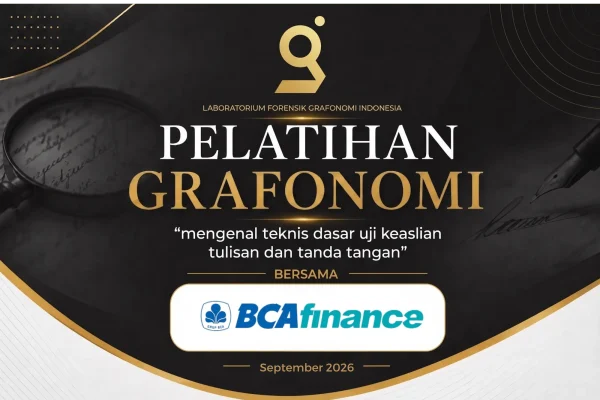 pelatihan grafonomi x bca finance